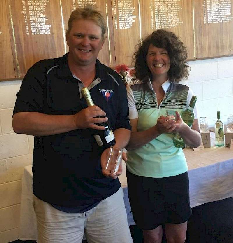 Mixed foursomes championship results