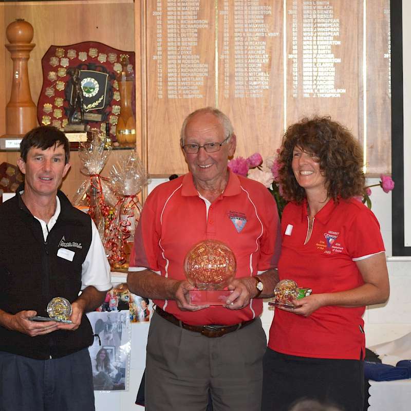 Anthony Toogood, Barry Iles and Katrina Mitchelson