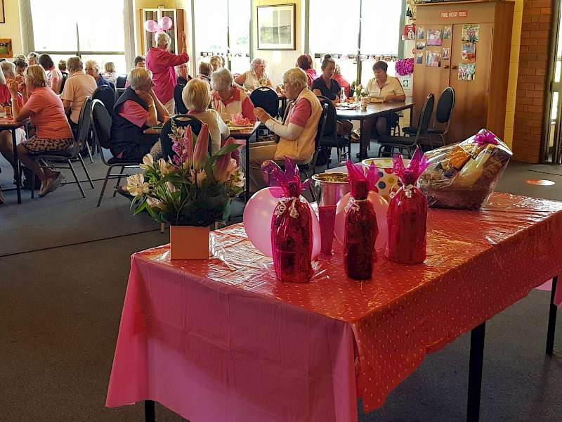 Ladies invitation Breast Cancer day with 66 in the field!