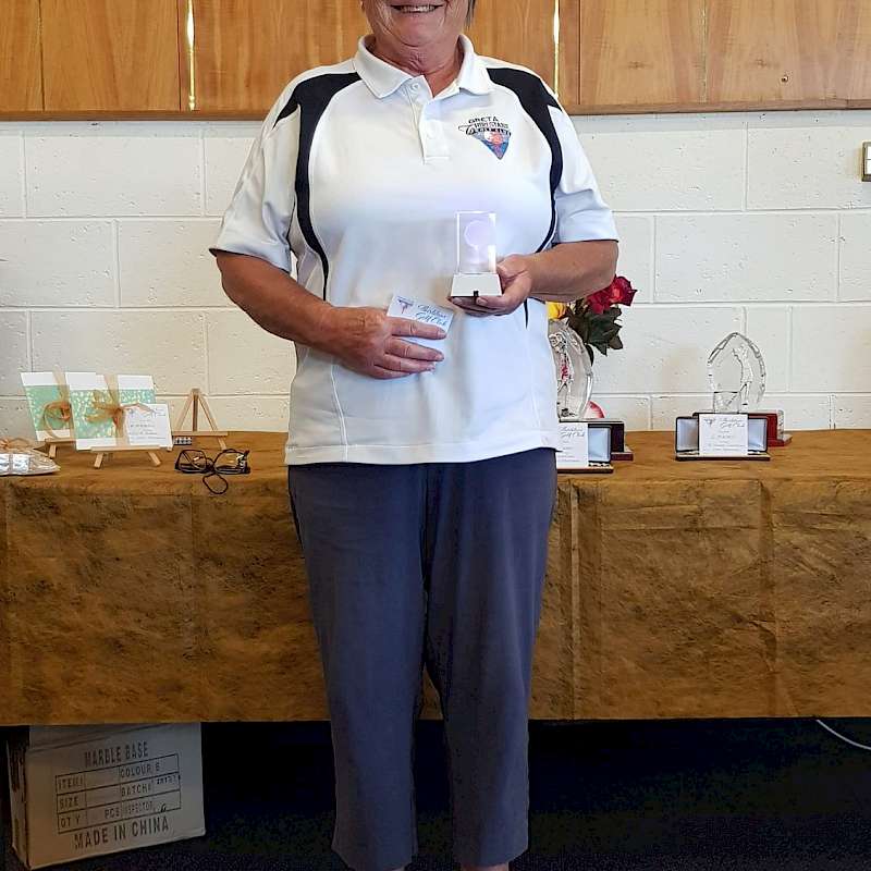 54 Hole Nett Winner, Greta Mitchell