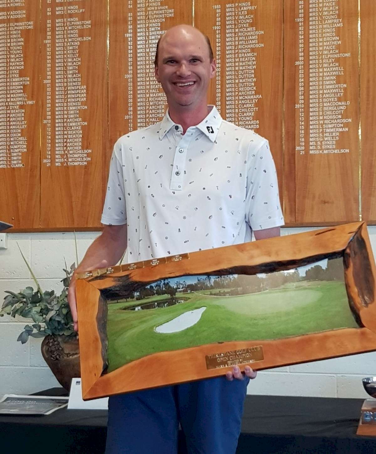Thirlstane Open winner - Cameron Allen